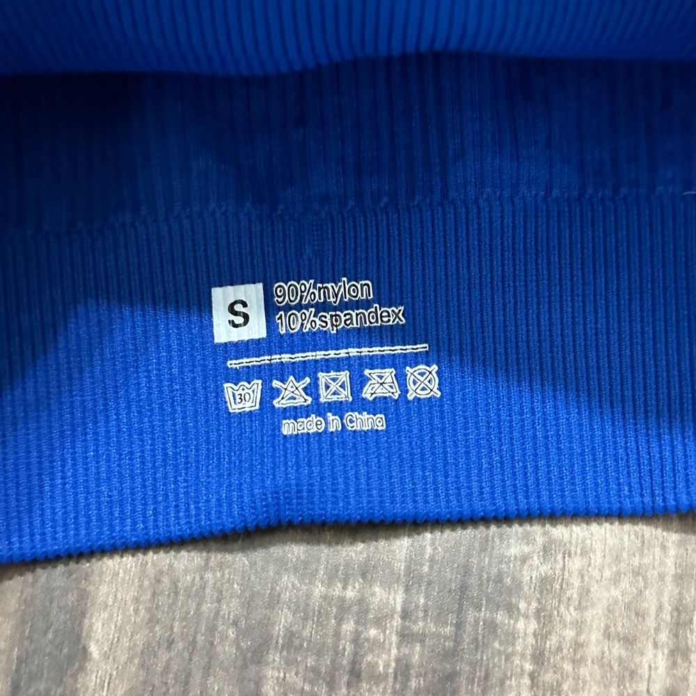 Seamless Ribbed Workout Set💙 - Picture 4 of 4